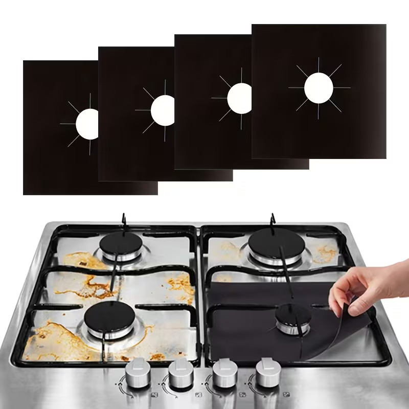 Folie Premium Pentru Aragaz si Plita - SET 4 buc